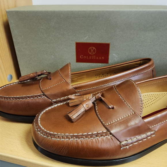Cole Haan Men's Brown Loafers - Picture 1 of 12